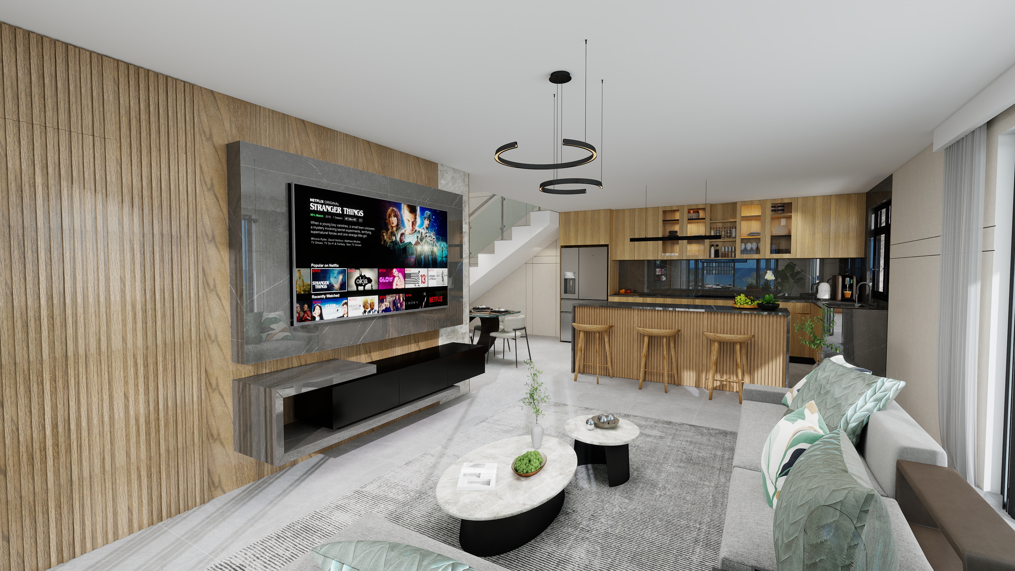 Penthouse Living View